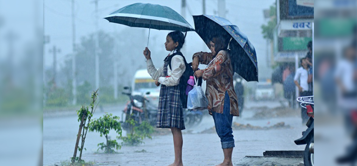 पूर्वी क्षेत्रमा बिहानेदेखि वर्षा, मध्य र पश्चिममा दिउँसो पानी पर्ने  : आजको मौसम